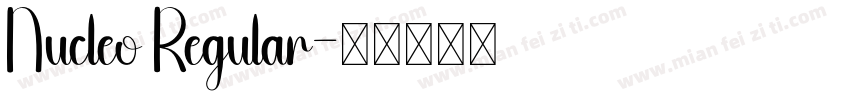 Nucleo Regular字体转换